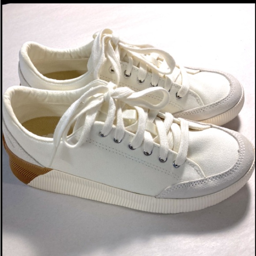 Sorel Platform White Sneakers Womens USA Size 6.5